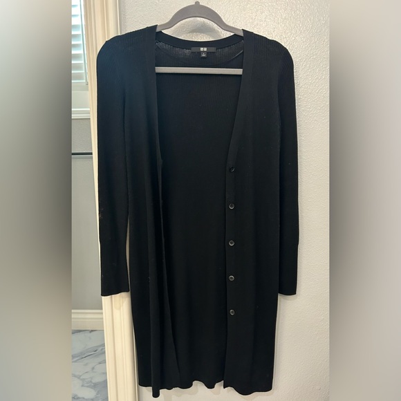 Uniqlo Knit Ribbed Long-Sleeve Cardigan - Picture 3 of 5